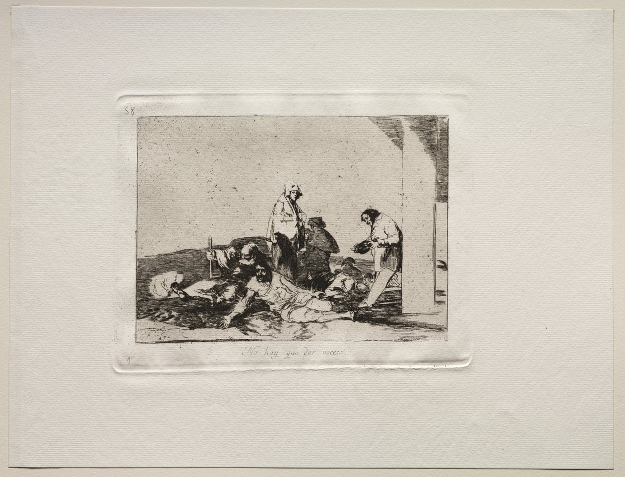 A háború borzalmai: Felesleges sírni alkotó: Francisco de Goya