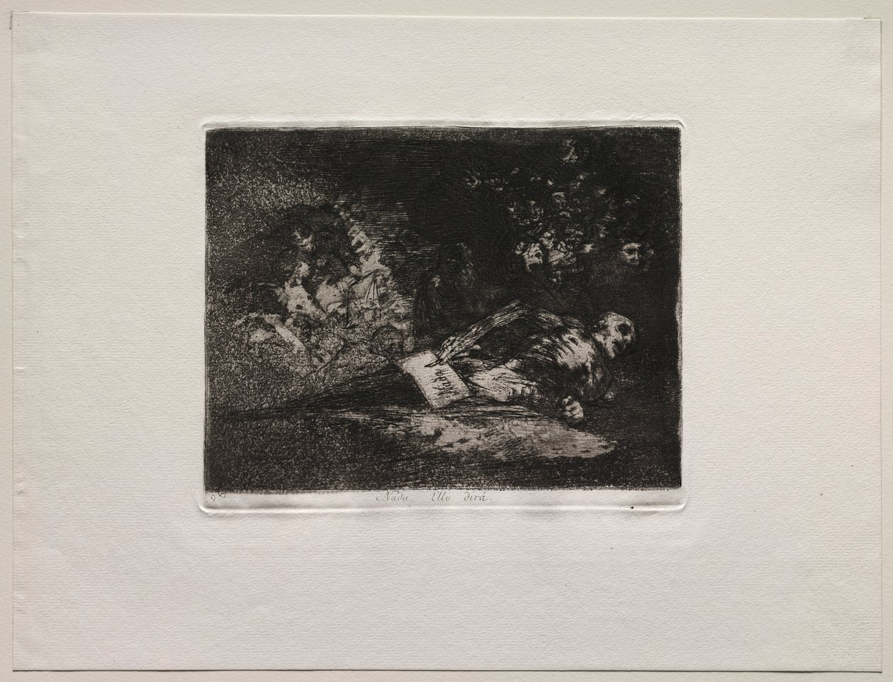 A háború borzalmai: Semmi. Az Esemény megmondja. alkotó: Francisco de Goya