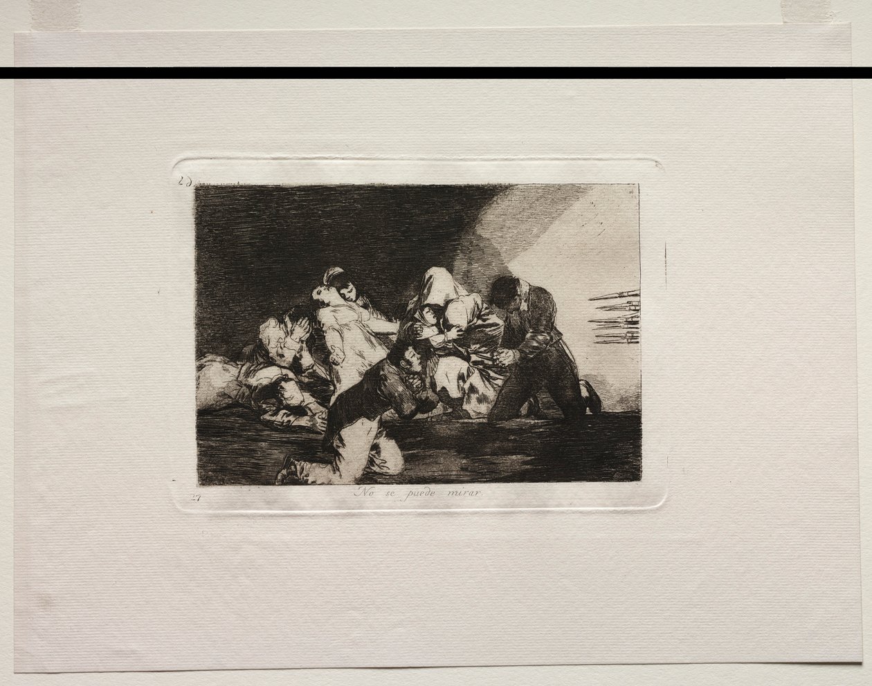 The Horrors of War: One Cant Look. alkotó: Francisco de Goya