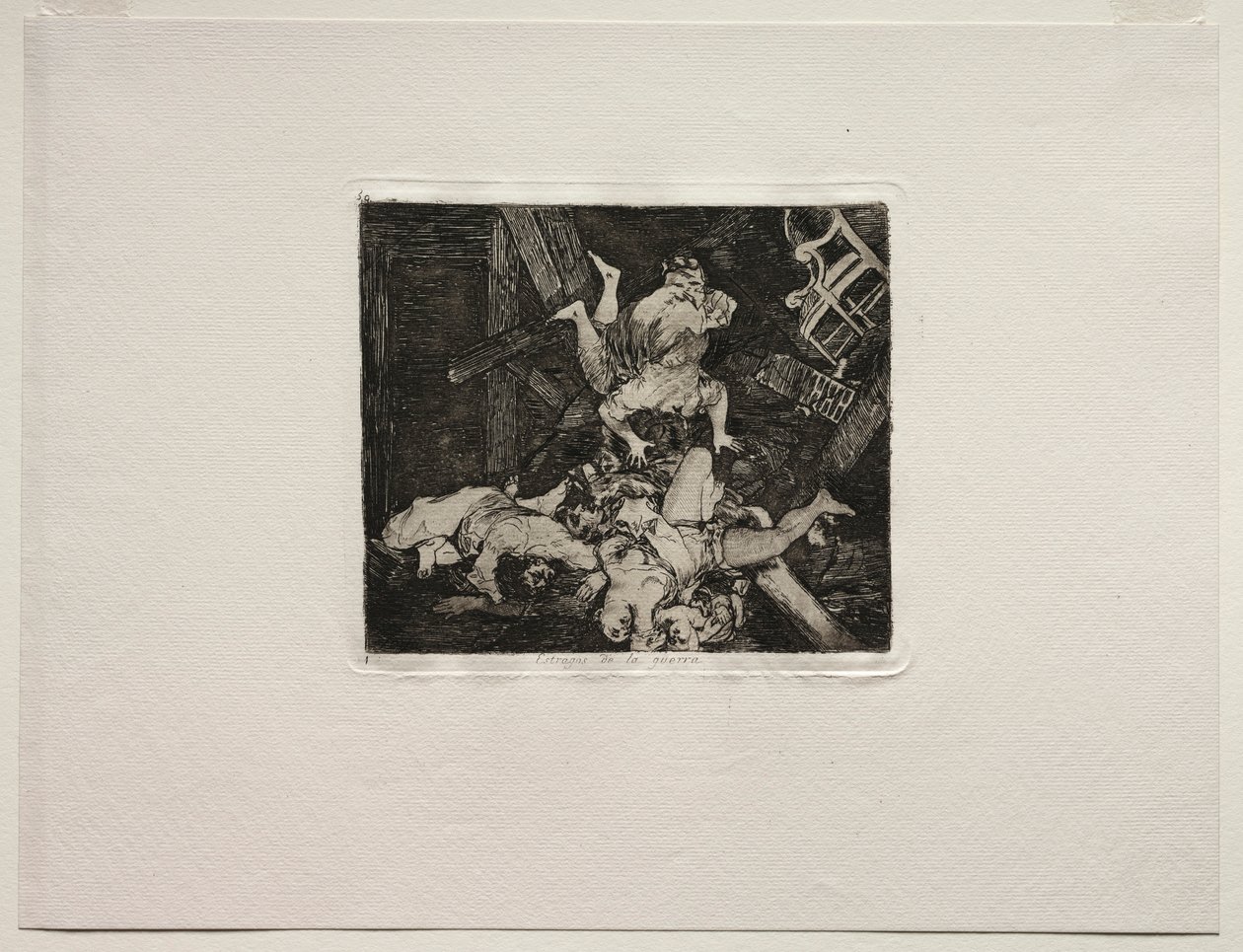 The Horrors of War: Ravages of War. alkotó: Francisco de Goya