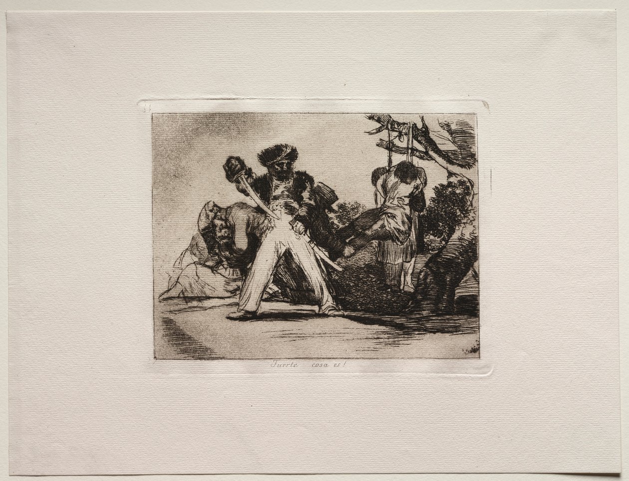 A háború borzalmai: Ez kemény!. alkotó: Francisco de Goya