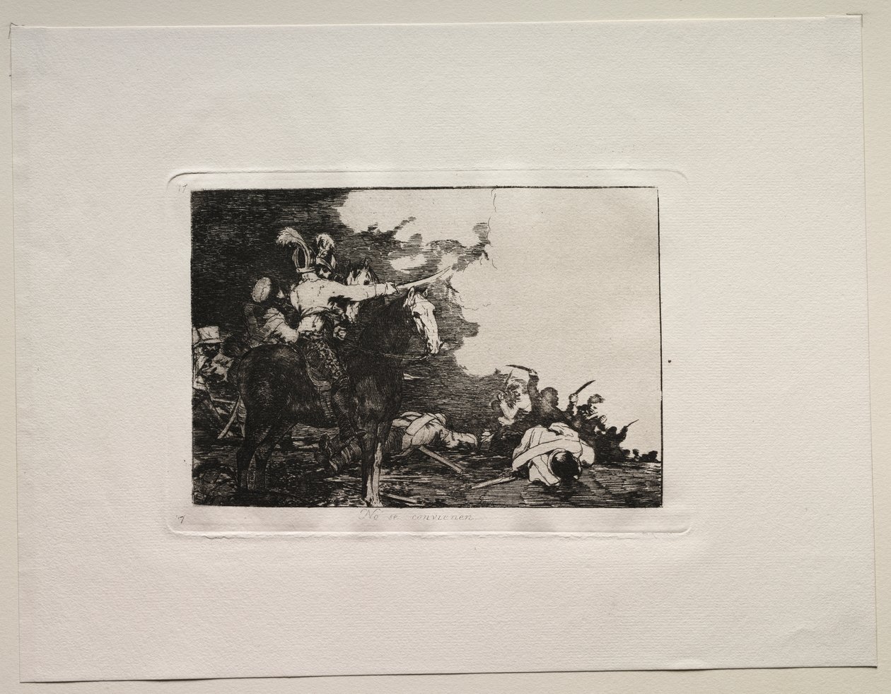 A háború borzalmai: nem értenek egyet alkotó: Francisco de Goya