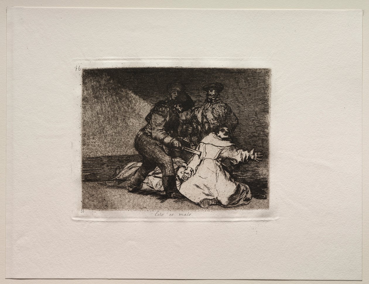 A háború borzalmai: ez rossz. alkotó: Francisco de Goya