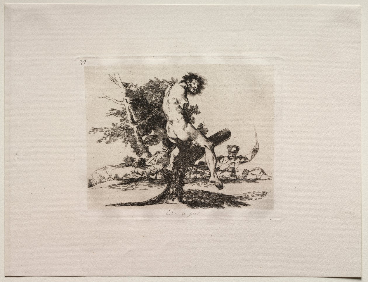 A háború borzalmai: ez még rosszabb. alkotó: Francisco de Goya