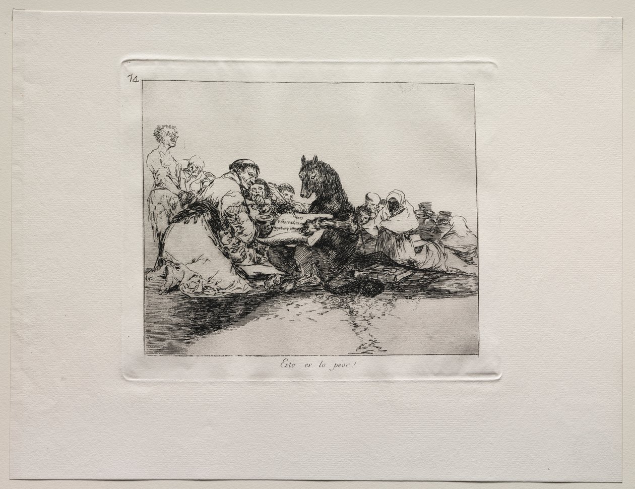 A háború borzalmai: ez a legrosszabb! alkotó: Francisco de Goya