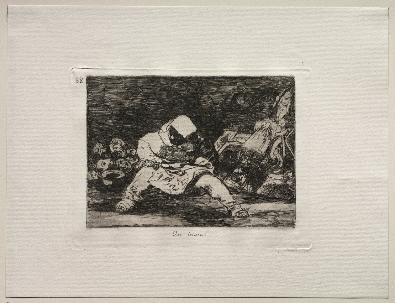 A háború borzalmai: Micsoda őrület! alkotó: Francisco de Goya