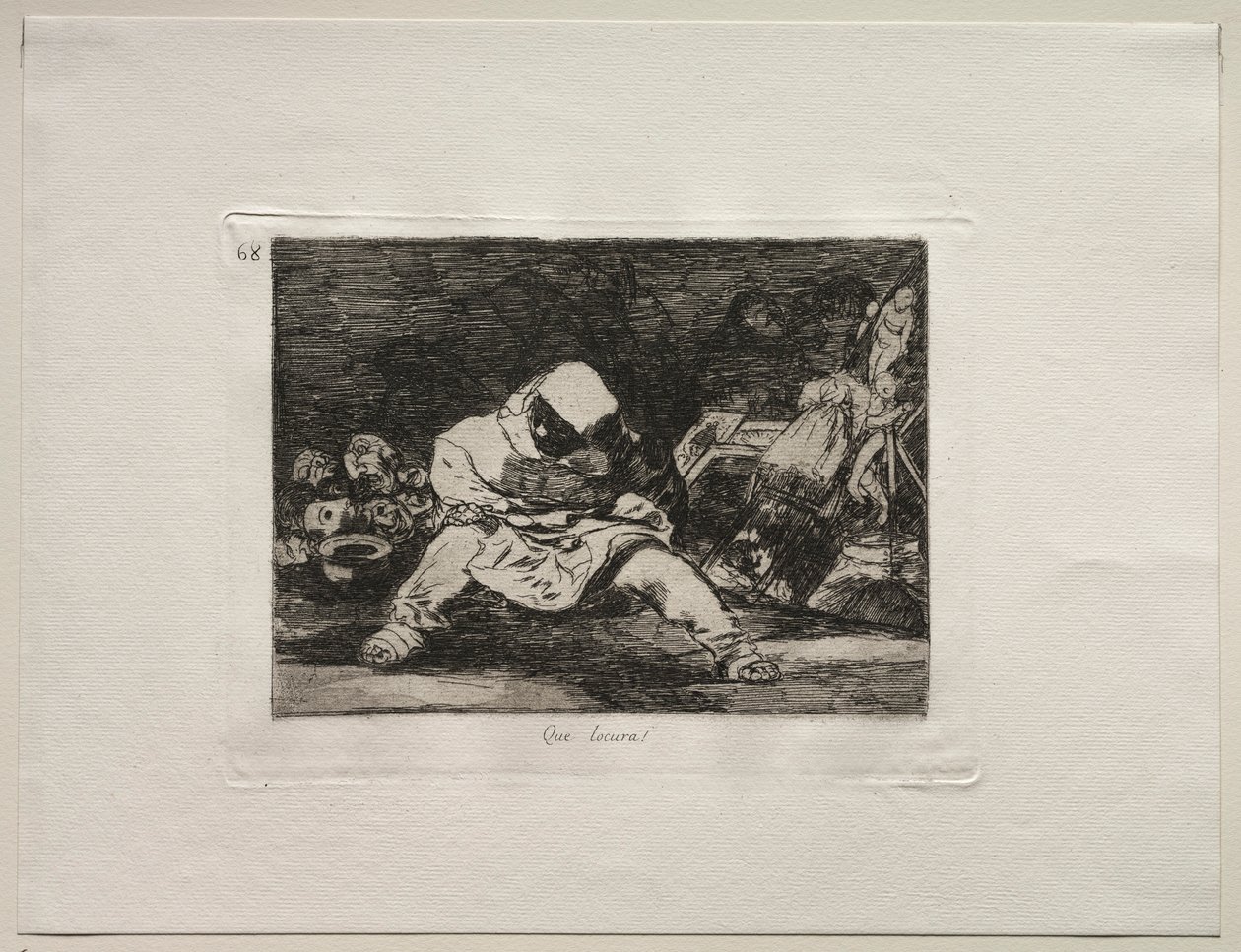 A háború borzalmai: Micsoda őrület!. alkotó: Francisco de Goya