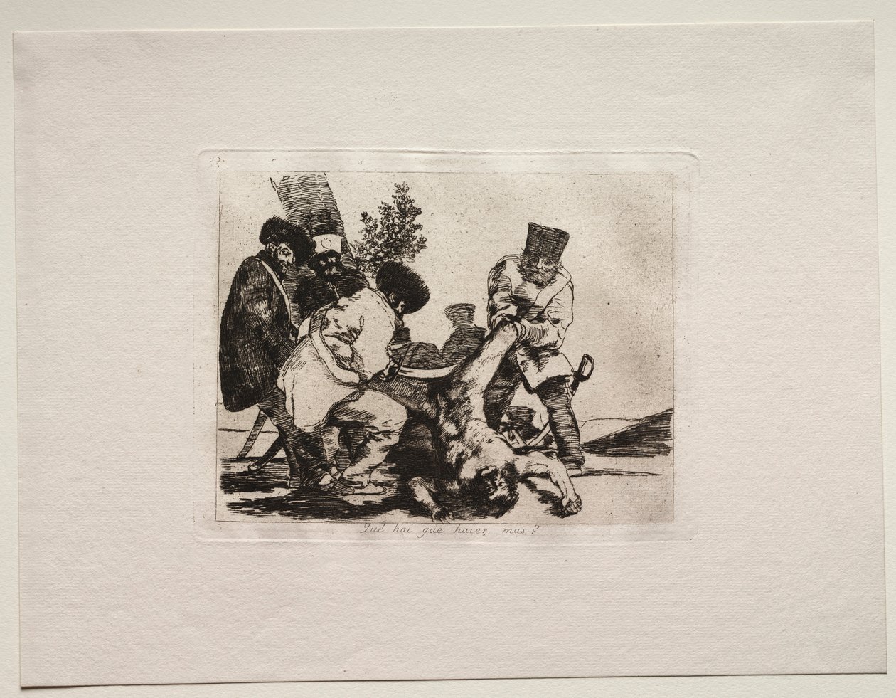 A háború borzalmai: mit lehet még tenni. alkotó: Francisco de Goya