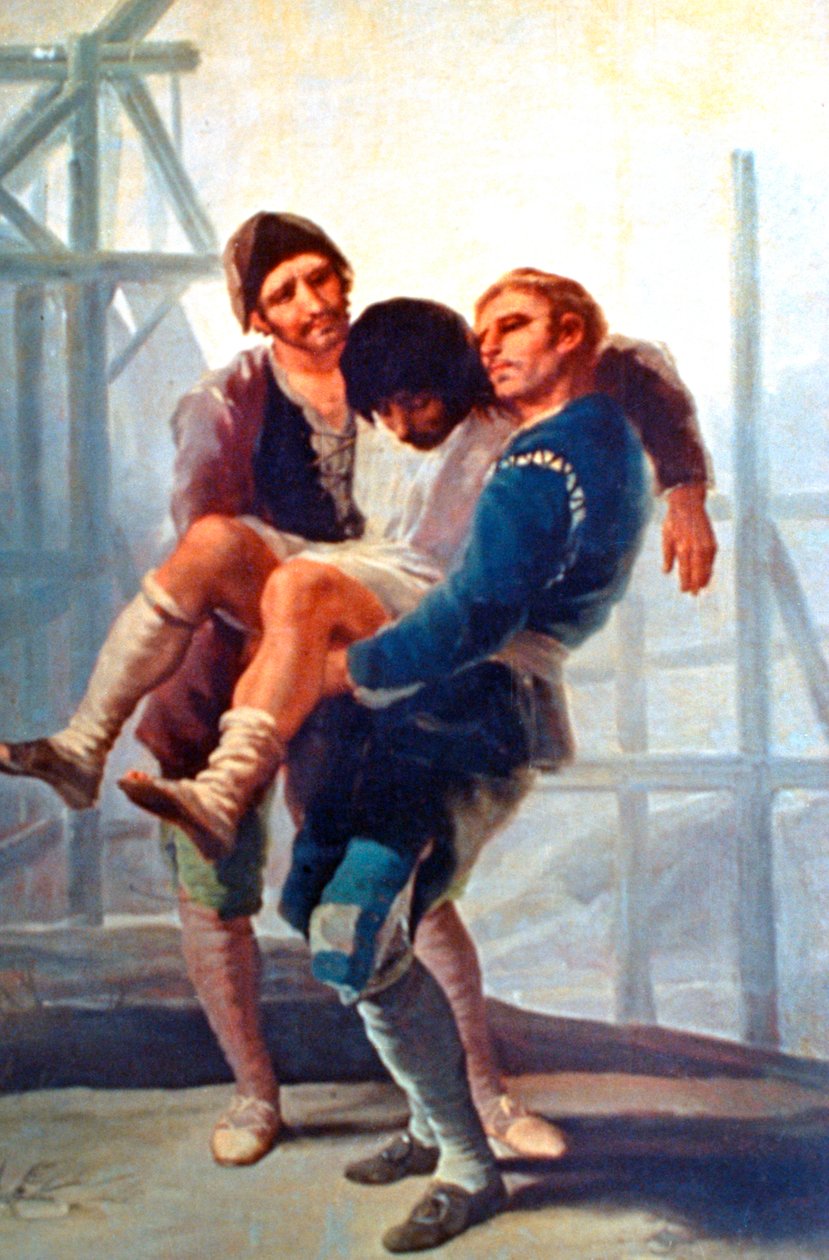 A sérült szabadkőműves, 1786-1787. alkotó: Francisco de Goya
