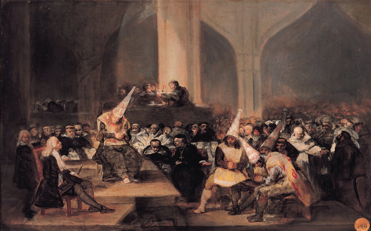 Az Inkvizíciós Törvényszék alkotó: Francisco de Goya