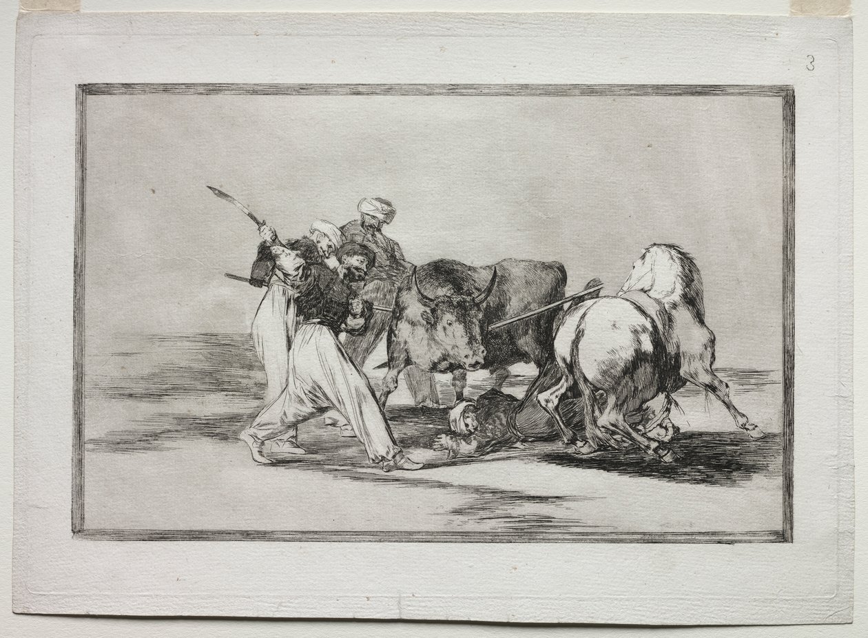 A mórok Spanyolországban telepedtek le, feladták a Korán babonáját, átvették a vadászati művészetet, és lándzsát húztak a szabadban alkotó: Francisco de Goya