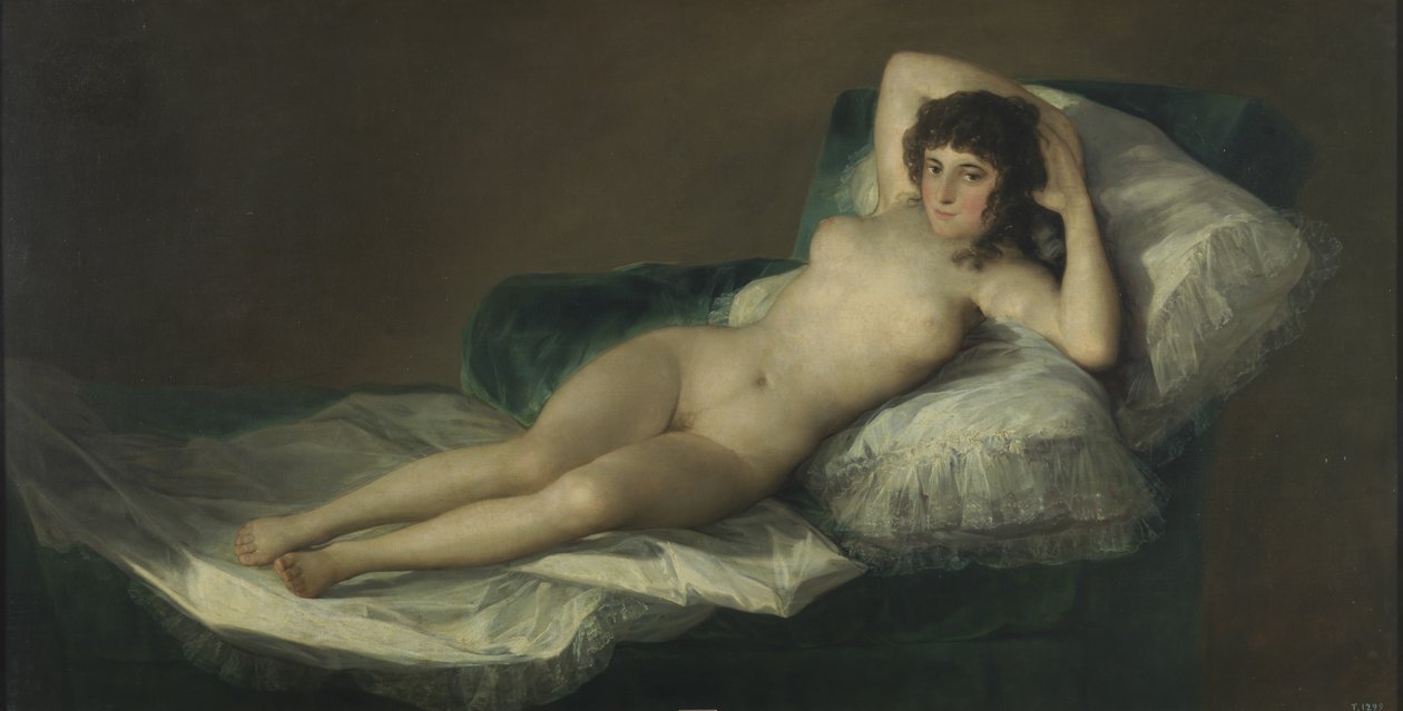 A meztelen Maja, c. 1797-1800 alkotó: Francisco de Goya