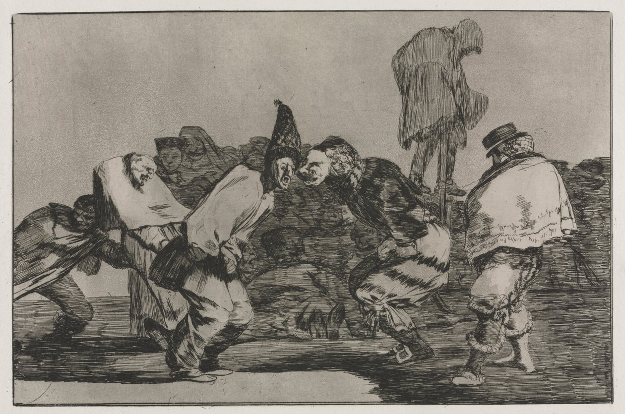 A közmondások: Farsangi bolondság alkotó: Francisco de Goya