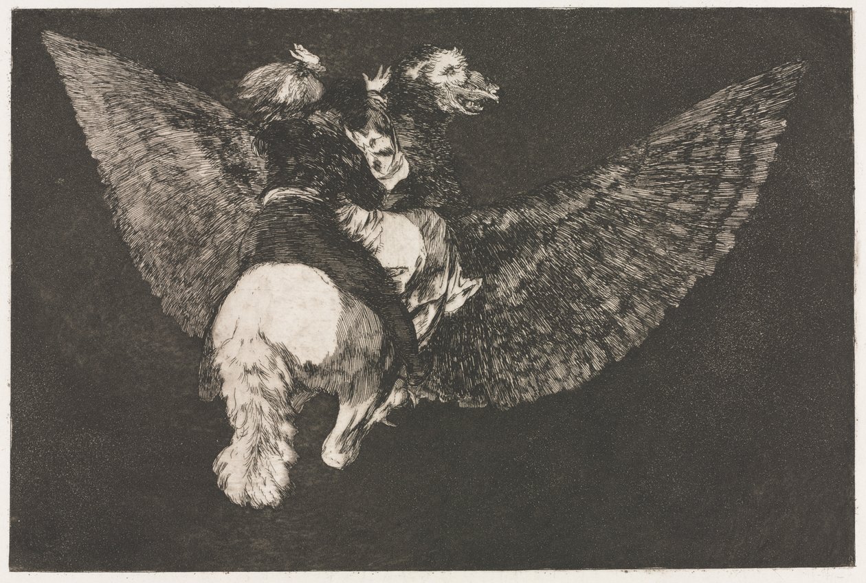 A közmondások: Repülő ostobaság alkotó: Francisco de Goya