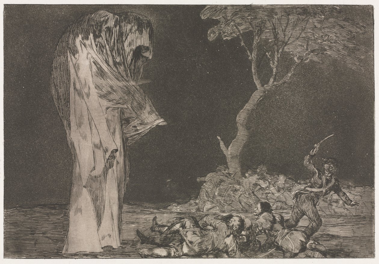 A Példabeszédek: A félelem bolondsága, 1864. alkotó: Francisco de Goya