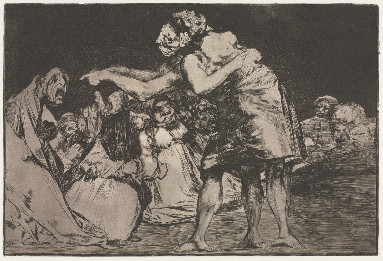 A Példabeszédek: Házassági bolondság alkotó: Francisco de Goya