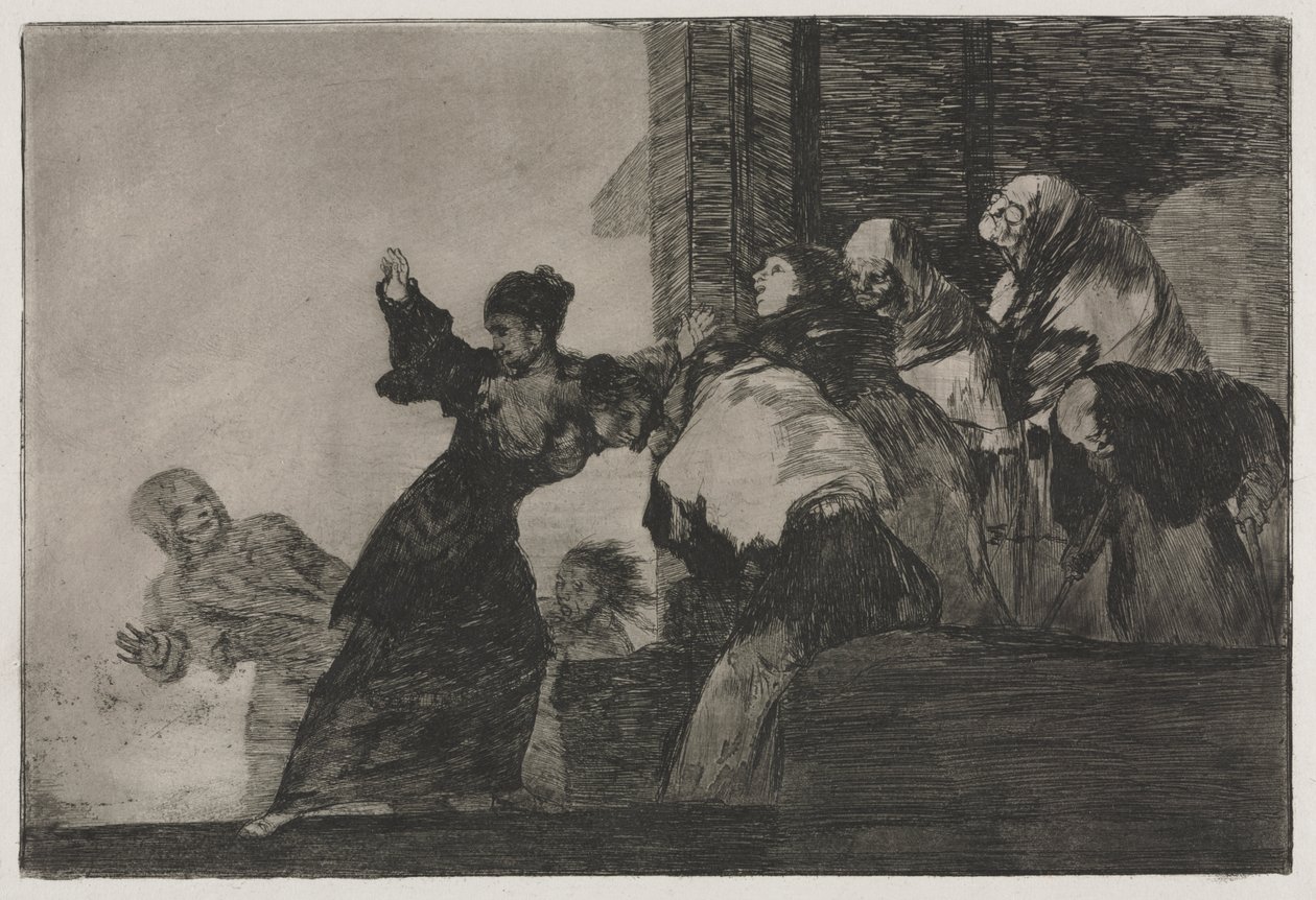 A Példabeszédek: Szegény ostobaság alkotó: Francisco de Goya