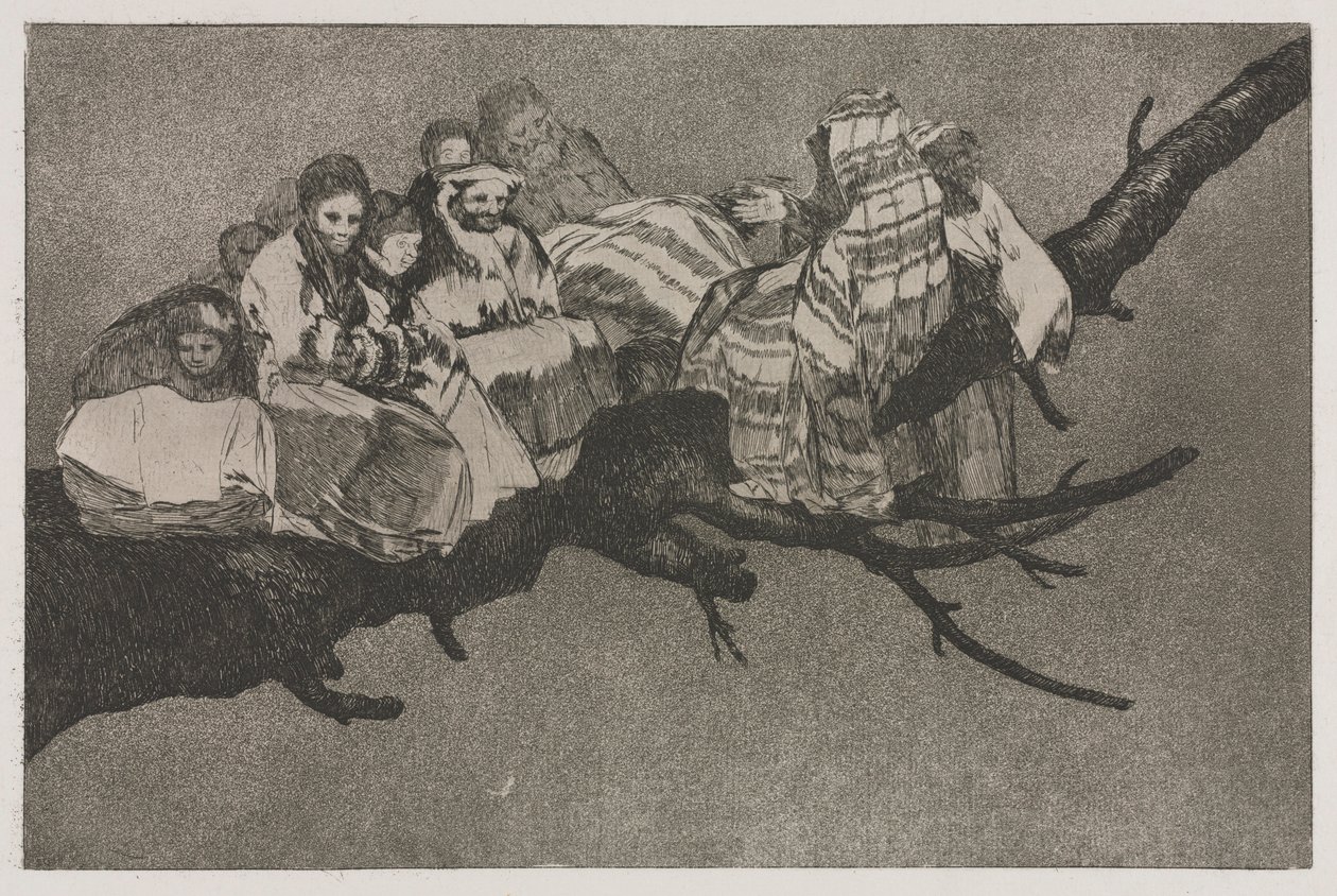 A Példabeszédek: Nevetséges bolondság, 1864. alkotó: Francisco de Goya