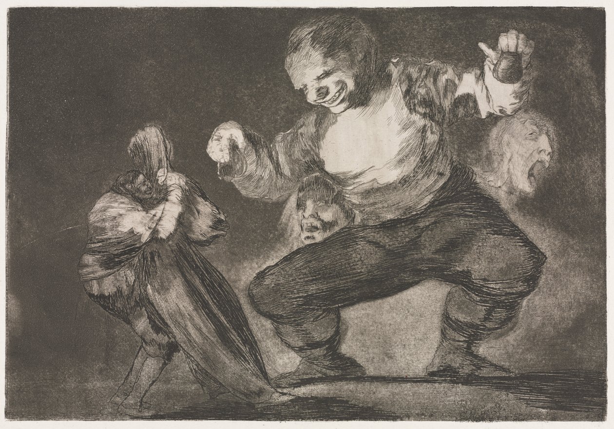 A közmondások: Simpleton alkotó: Francisco de Goya