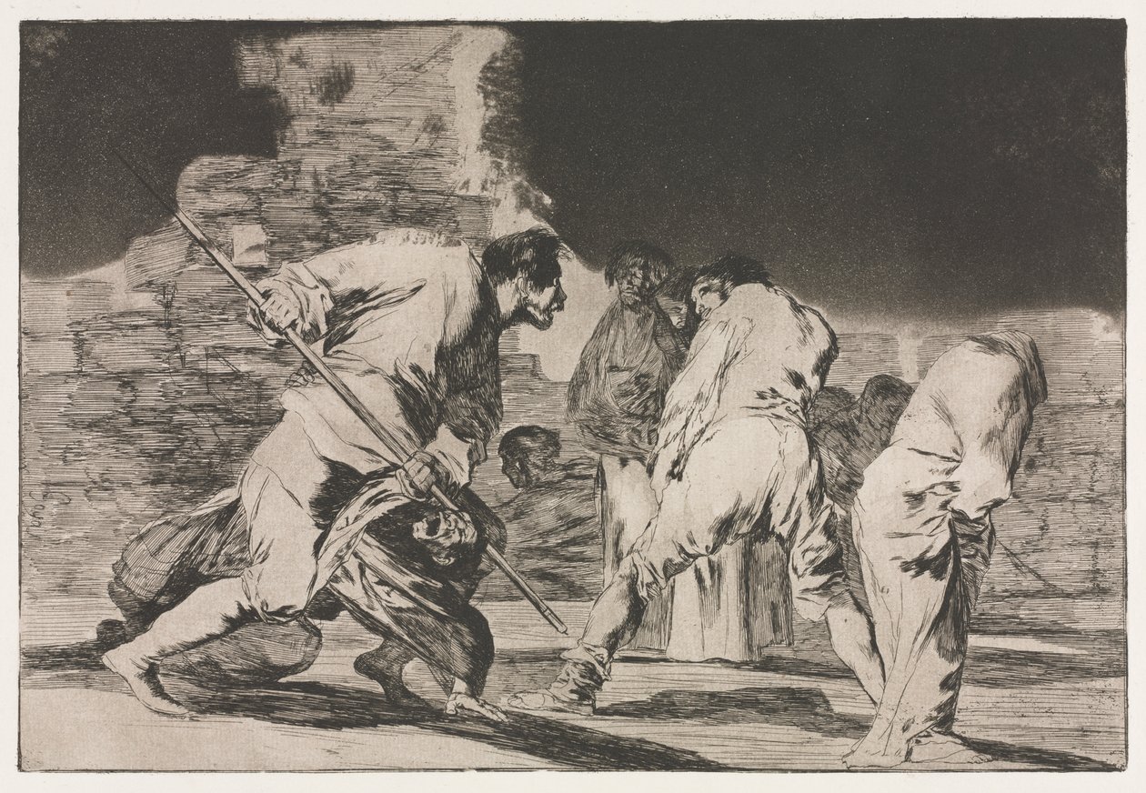 A Példabeszédek: A düh bolondsága alkotó: Francisco de Goya