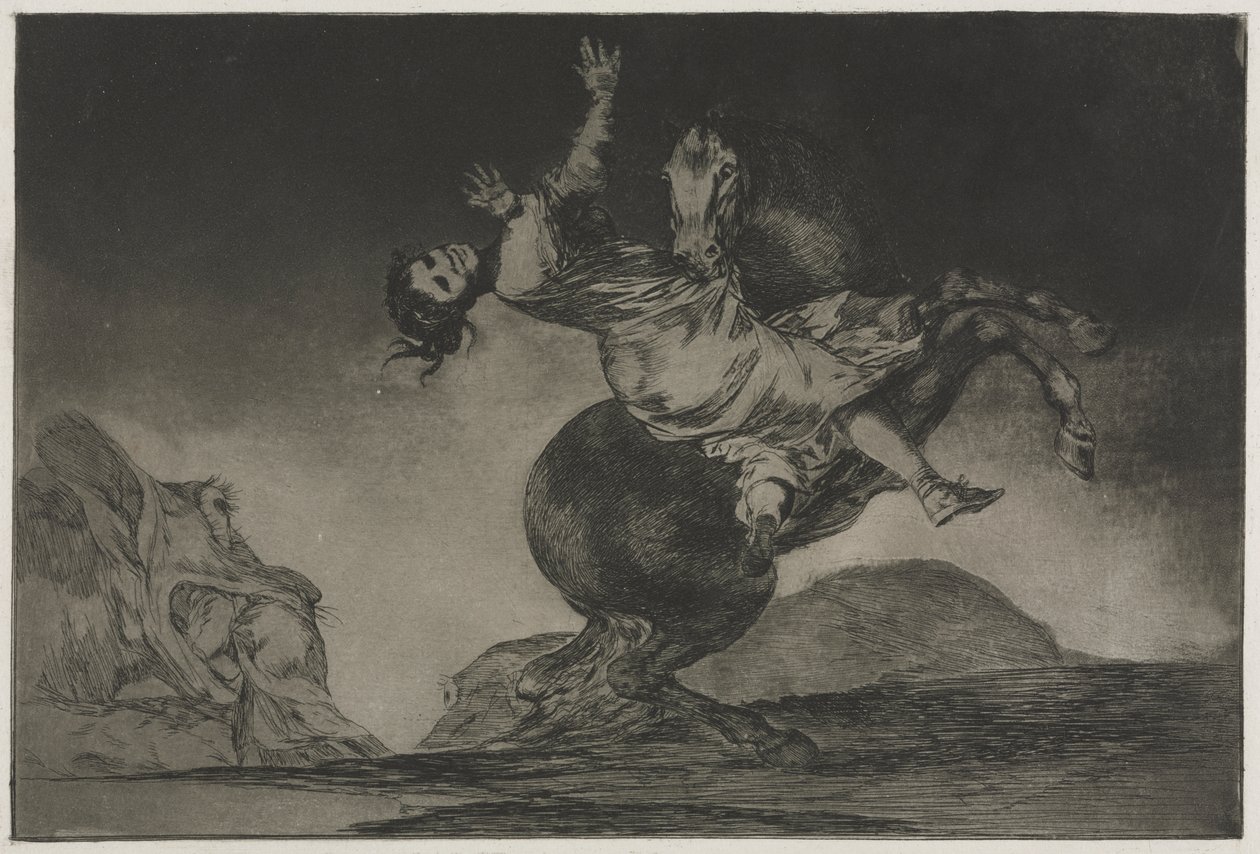 A közmondások: A lórabló alkotó: Francisco de Goya