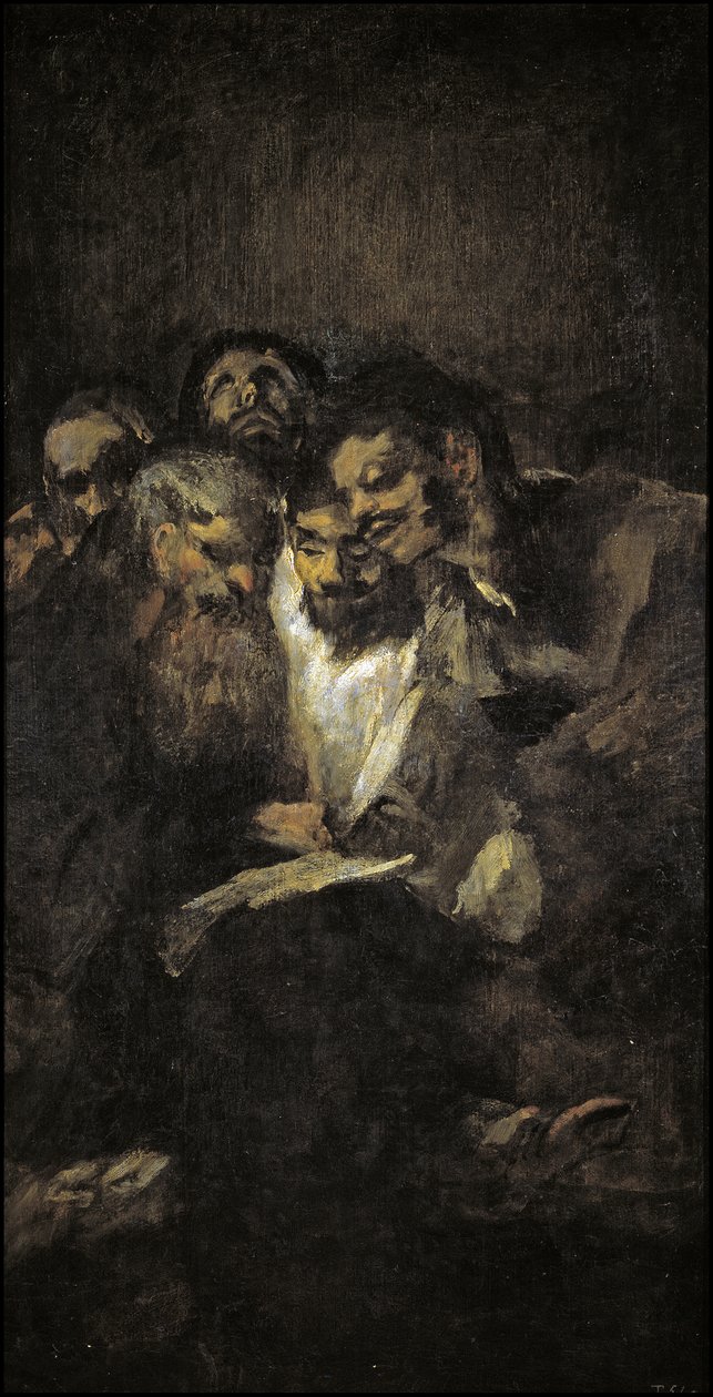 Az olvasó politikusok alkotó: Francisco de Goya
