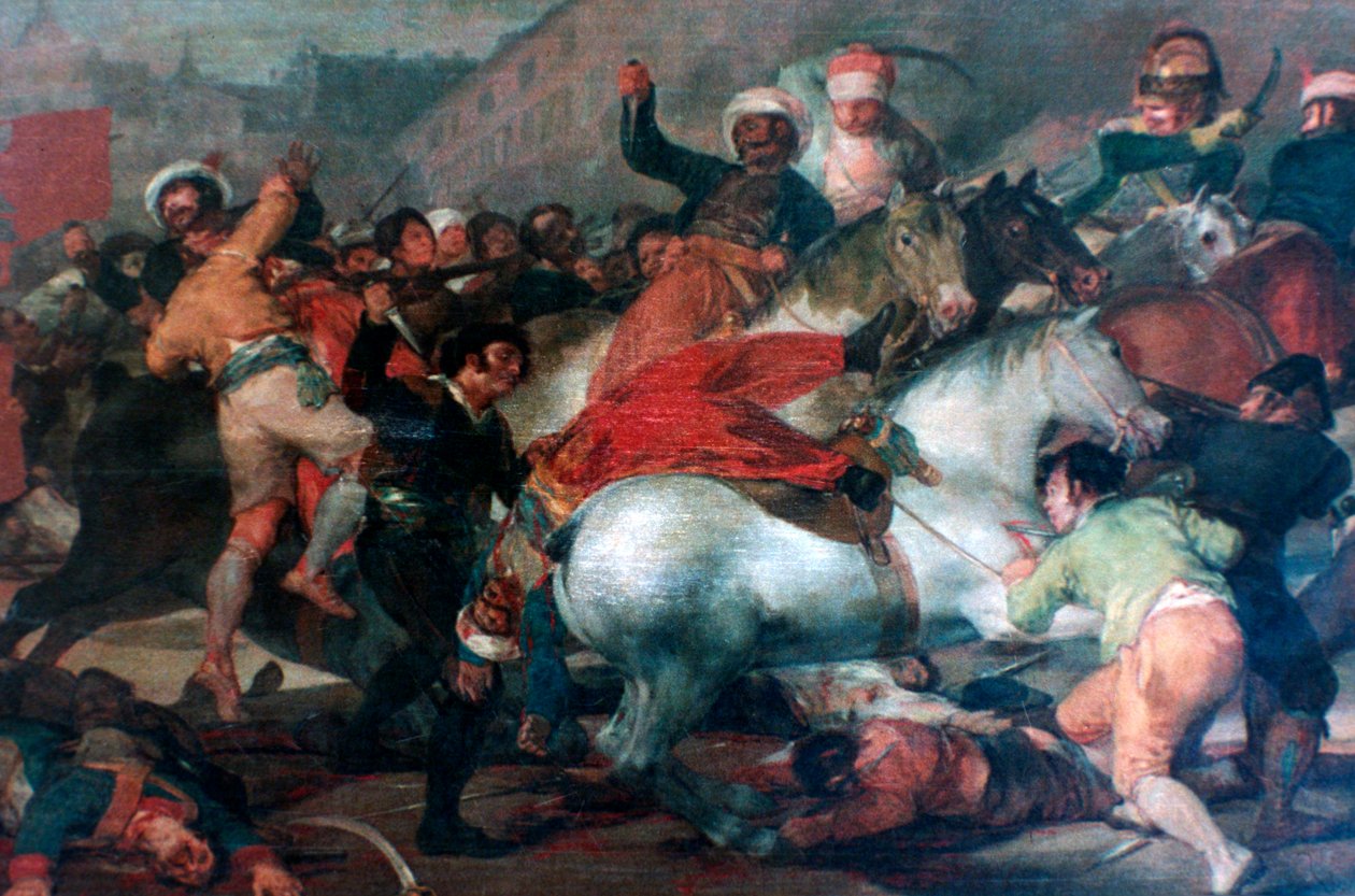 1808. május másodika: A mamelukok vádja, 1814 alkotó: Francisco de Goya