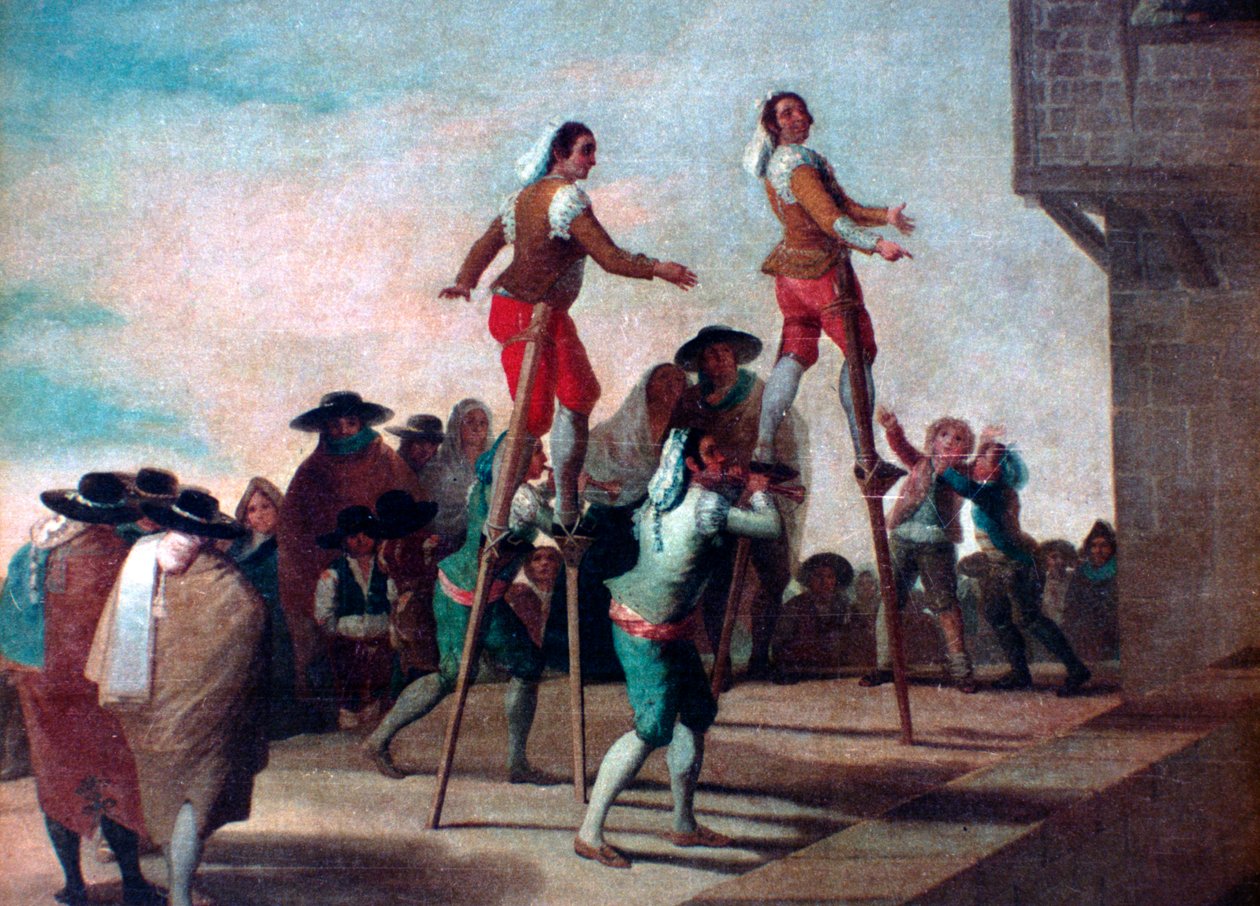 A gólyalábasok, 1785 alkotó: Francisco de Goya