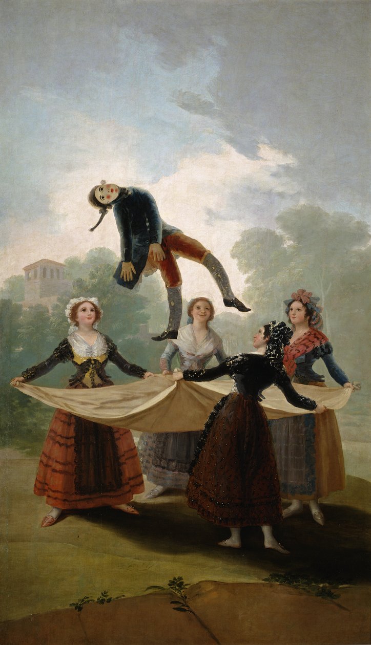 A szalmabábu El Pelele, 1791-1792 alkotó: Francisco de Goya