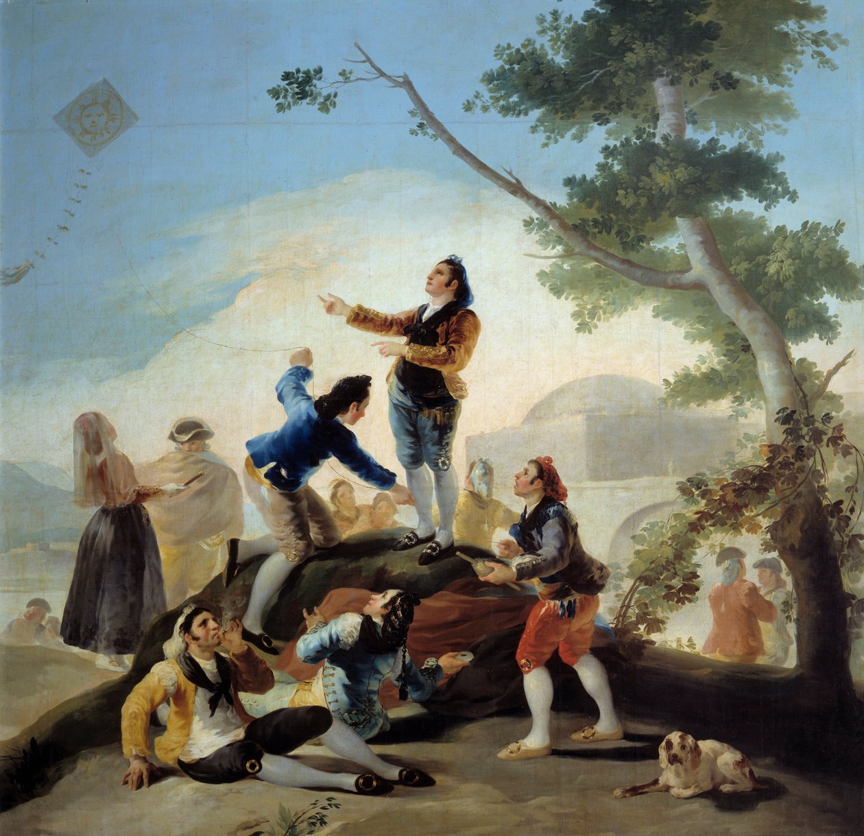 A repülő szarvas. Francisco De Goya (1746-1828) festménye alkotó: Francisco de Goya
