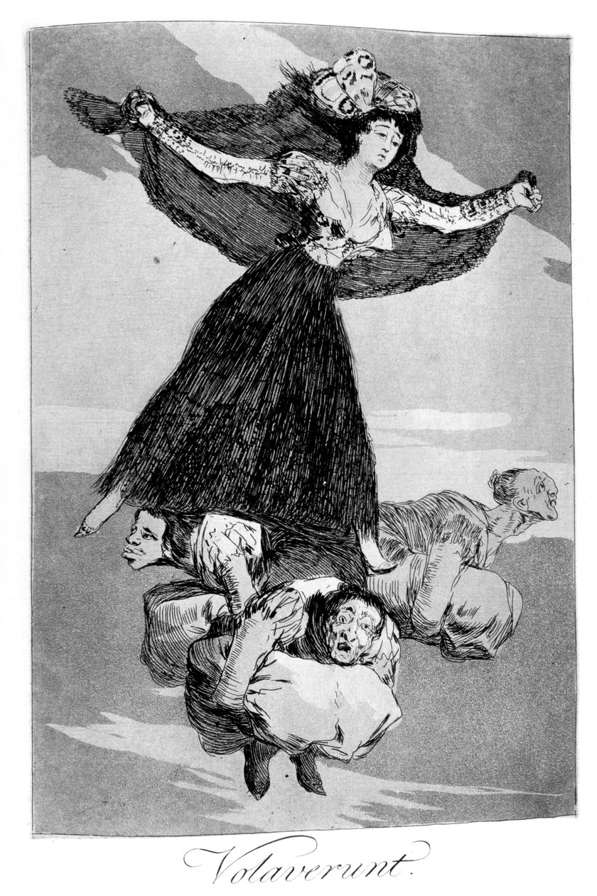 Repültek, 1799 alkotó: Francisco de Goya