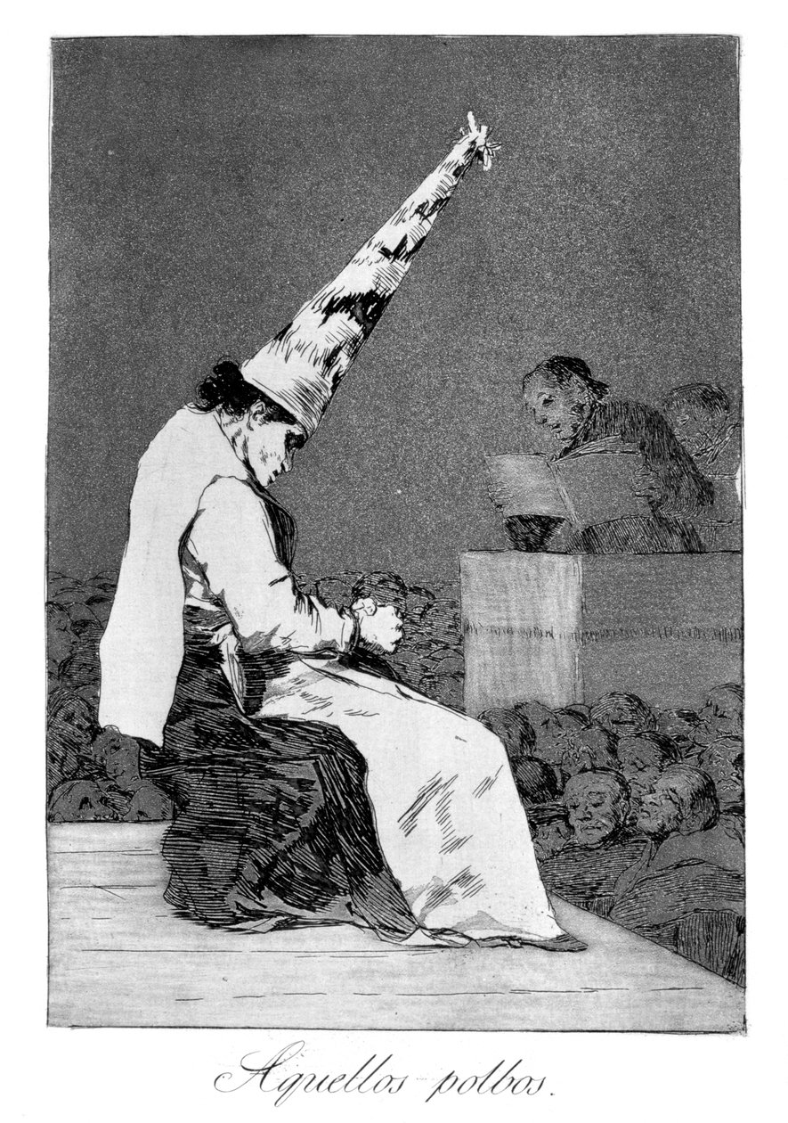 Azok a porszemek, Perrico, a nyomorék, 1799 alkotó: Francisco de Goya