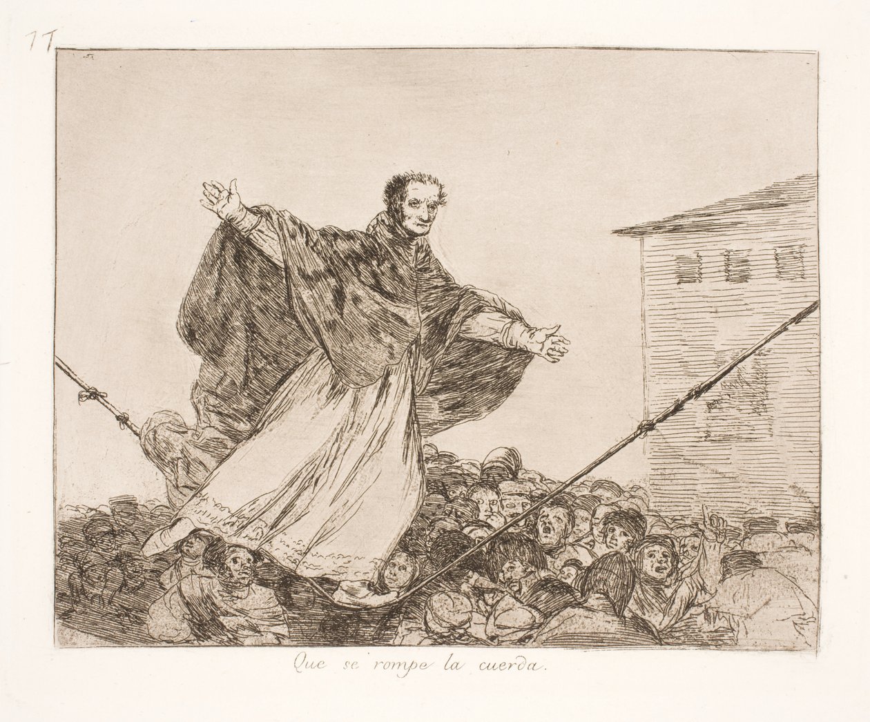 Elszakad a kötél (77) alkotó: Francisco de Goya
