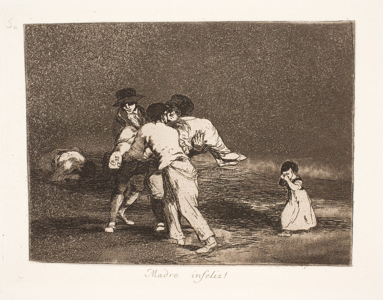 Szerencsétlen anya (50) alkotó: Francisco de Goya