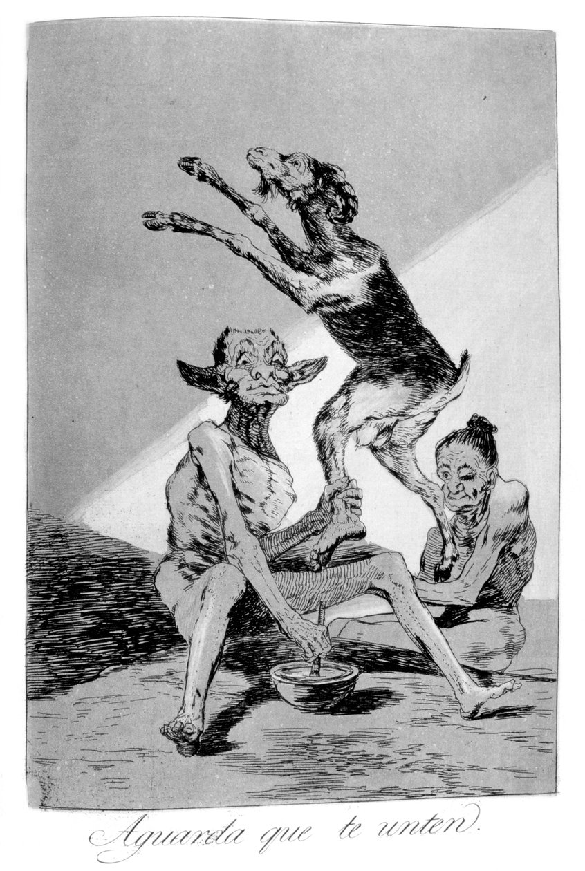 Várj, amíg felkennek, 1799 alkotó: Francisco de Goya