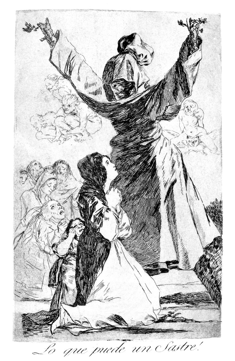 Mit tud egy szabó!, 1799 alkotó: Francisco de Goya