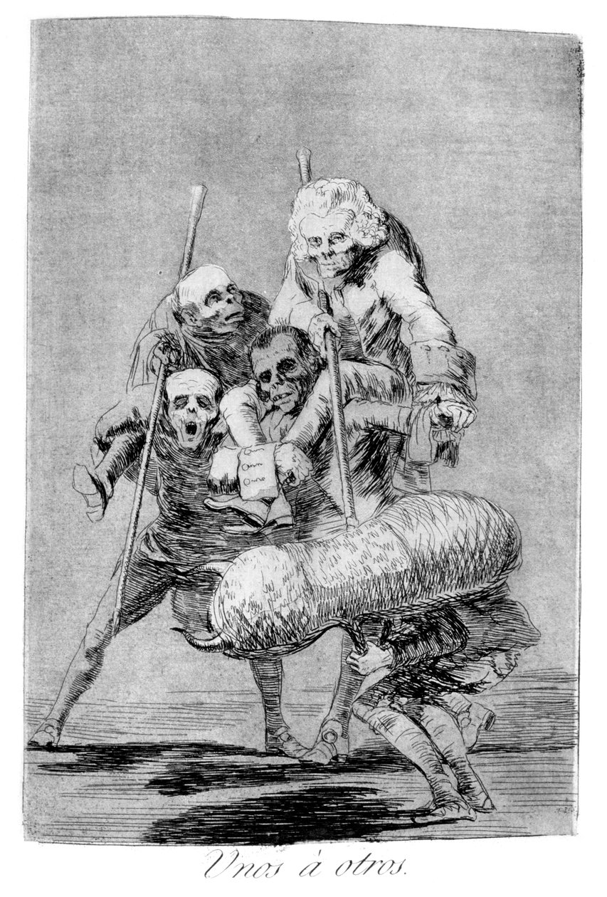 Mit tesz az ember a másikkal, 1799 alkotó: Francisco de Goya