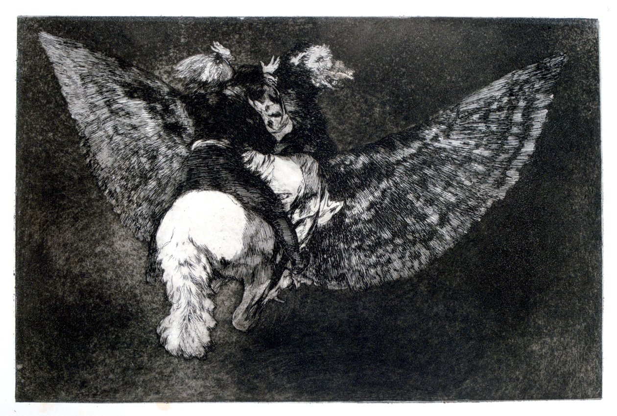 Szárnyas nonszensz, 1819-1823 alkotó: Francisco de Goya