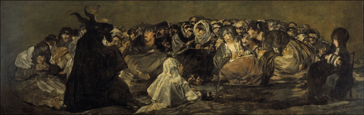 Boszorkányok Sabbath vagy A nagy kecske alkotó: Francisco de Goya