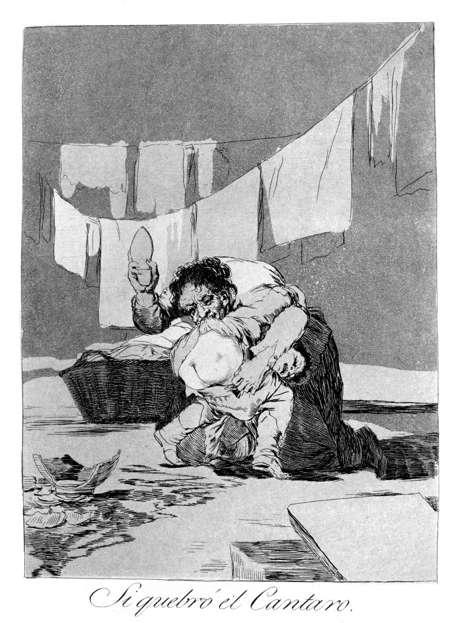 Igen, összetörte az edényt, 1799 alkotó: Francisco de Goya