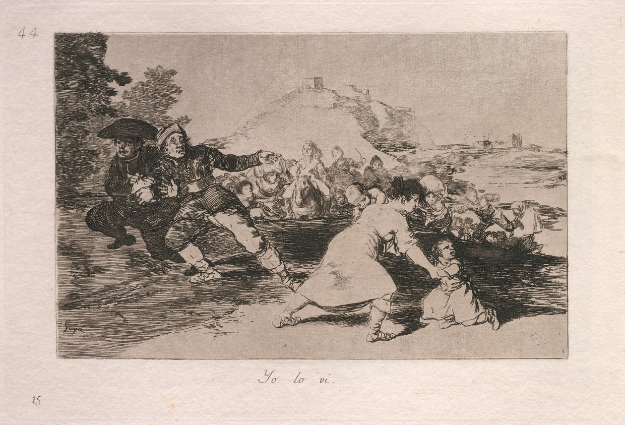 Yo lo vi (Láttam) alkotó: Francisco de Goya