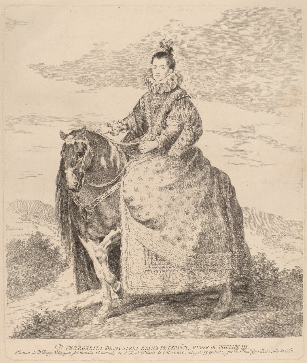 Ausztriai Margit alkotó: Francisco de Goya after Diego Velázquez