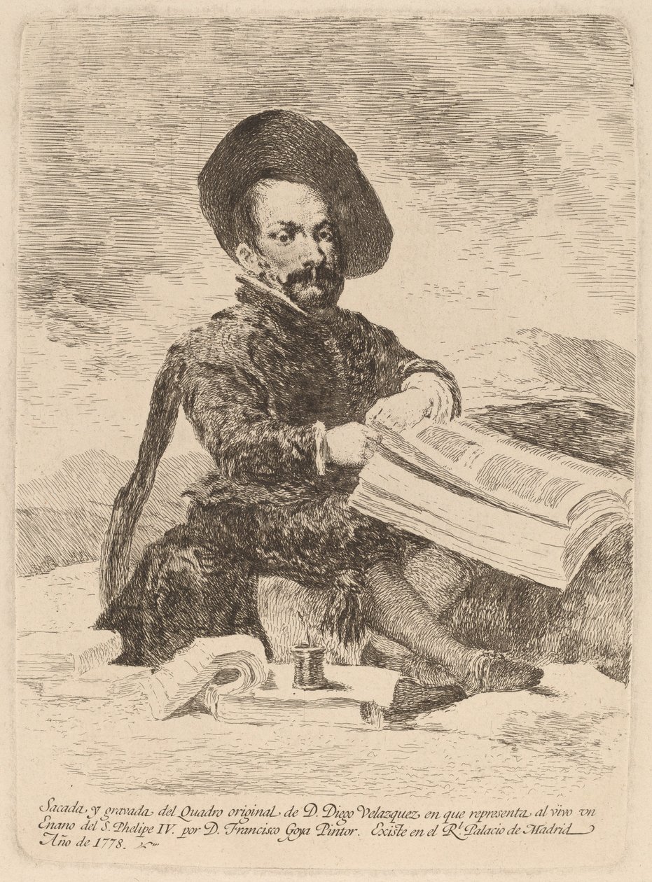 Egy törpe (A törpe) alkotó: Francisco de Goya after Diego Velázquez