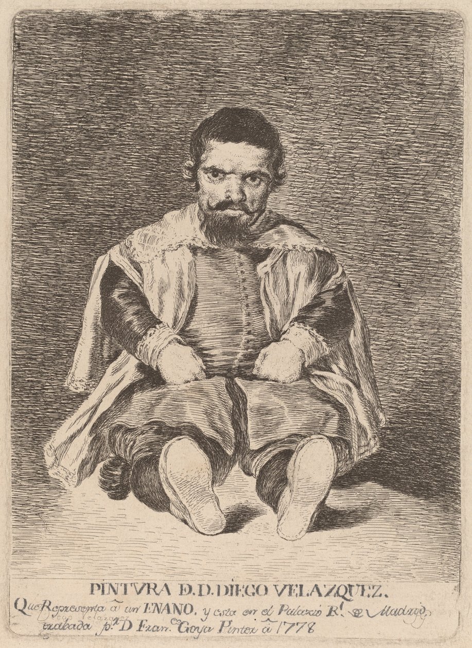 Egy törpe (A törpe) alkotó: Francisco de Goya after Diego Velázquez