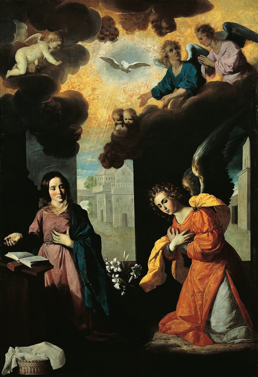 Angyali Üdvözlet alkotó: Francisco de Zurbaran