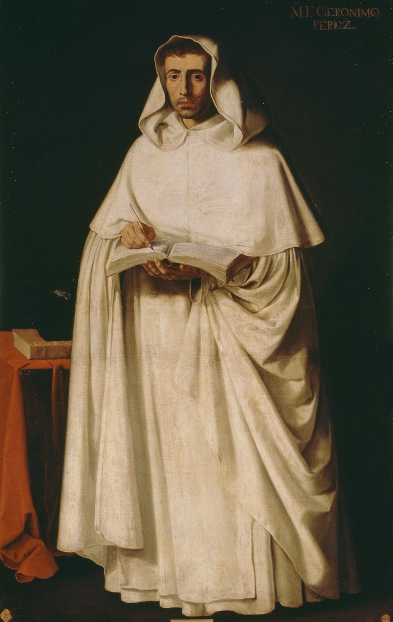 Jeronimo Perez szerzetes, Francisco de Zurbaran (1598-1664) alkotó: Francisco de Zurbaran