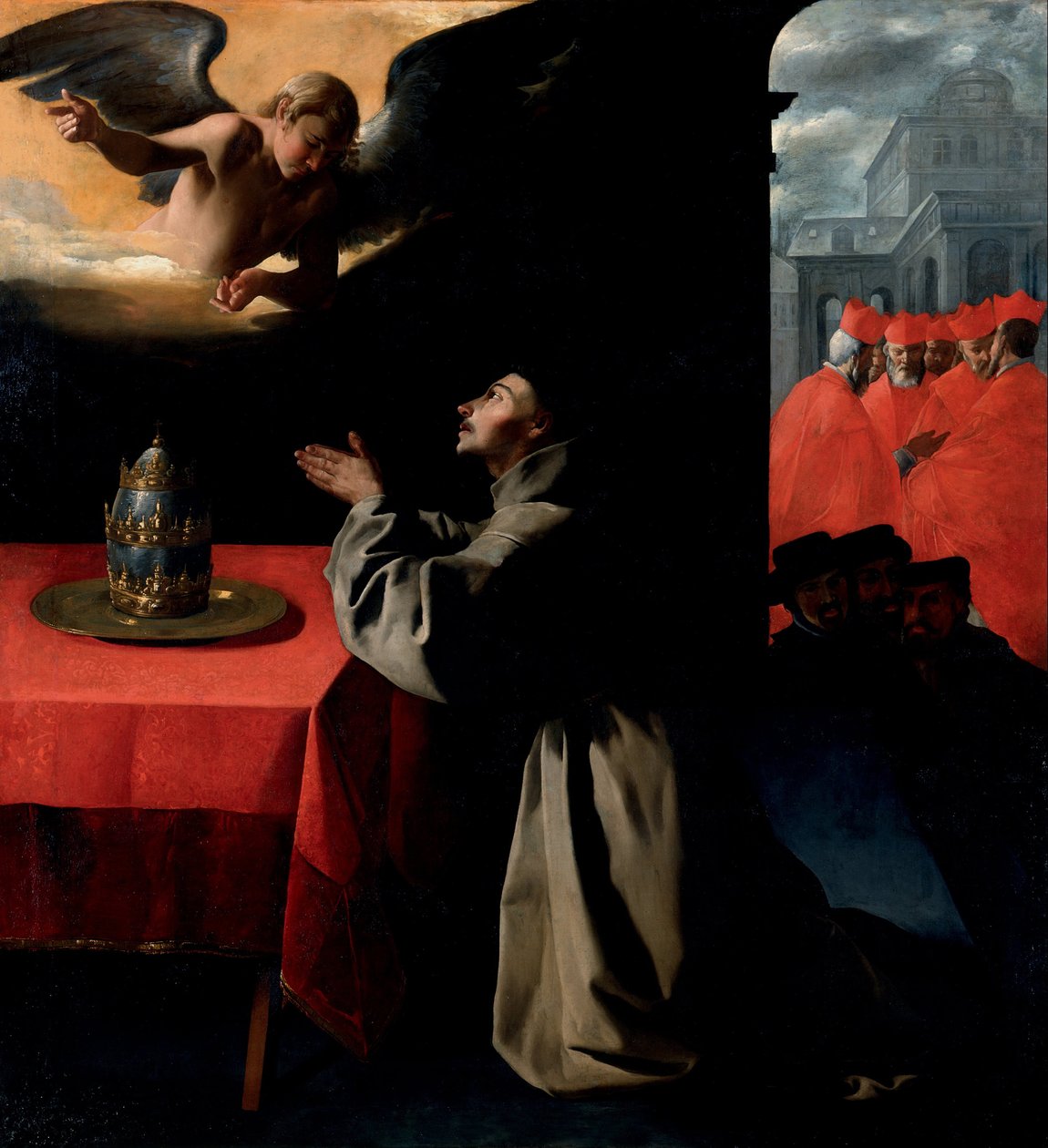 St. Bonaventure, kb. 1628-1629 alkotó: Francisco de Zurbaran