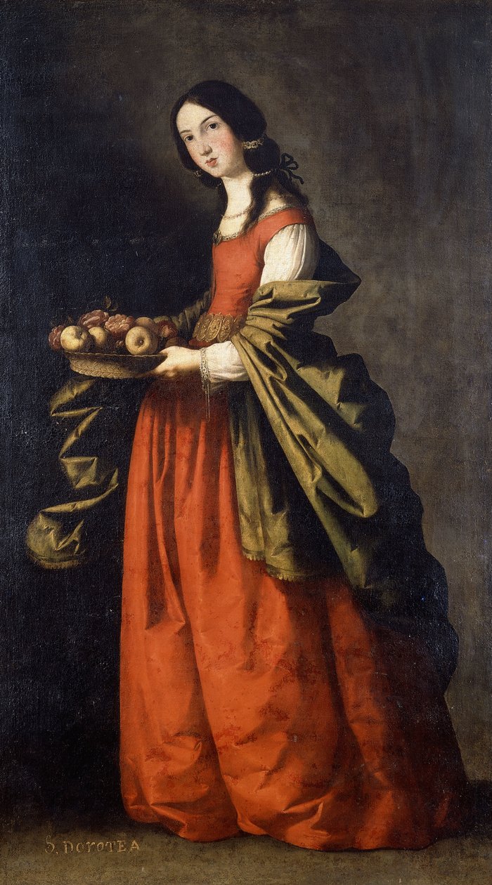 Szent Dorottya alkotó: Francisco de Zurbaran