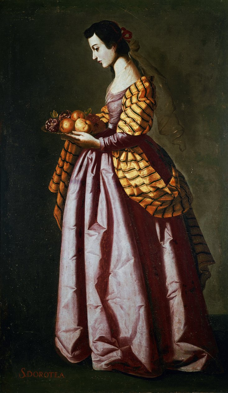 Szent Dorottya alkotó: Francisco de Zurbaran