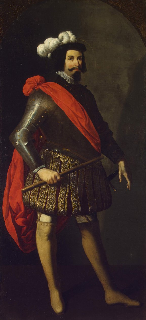 III. Kasztíliai Szent Ferdinánd, kb. 1630-1634 alkotó: Francisco de Zurbaran